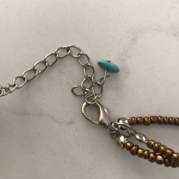 3 Strand Fall Color Necklace - Picture 3 of 3